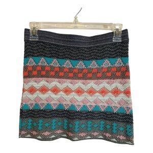 Goddis Women's Knitted Pull on Mini Skirt Size S/M
